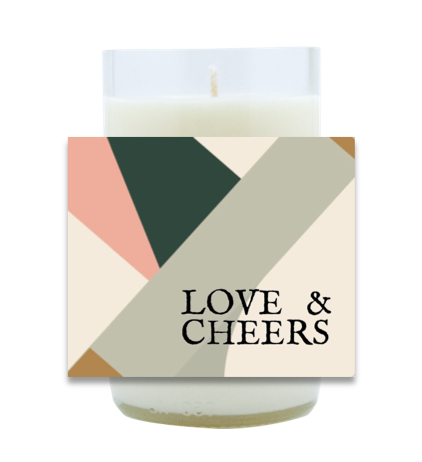Love and Cheers Hand Poured Soy Candle | Furbish & Fire Candle Co.
