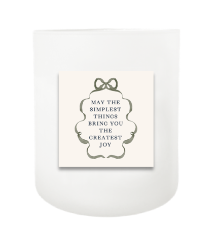 Simplest Things Hand Poured Soy Candle | Furbish & Fire Candle Co.