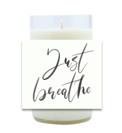 Just Breathe Hand Poured Soy Candle | Furbish & Fire Candle Co.