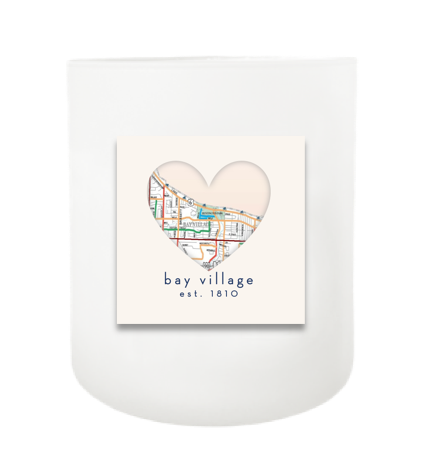 Map of City Hand Poured Soy Candle | Furbish & Fire Candle Co.