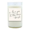 Moon and Back Hand Poured Soy Candle | Furbish & Fire Candle Co.