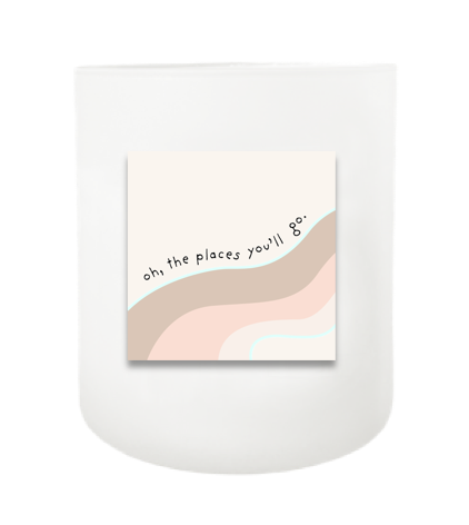 Oh, The Places You'll Go Hand Poured Soy Candle | Furbish & Fire Candle Co.