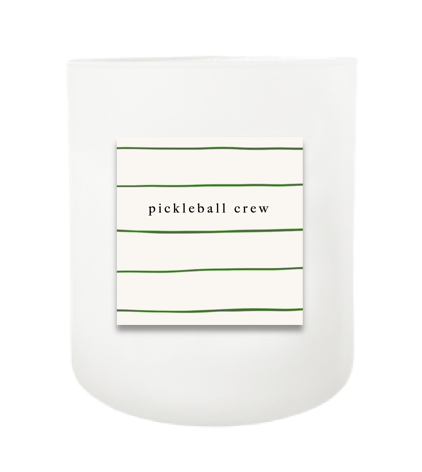 Pickleball Crew Hand Poured Soy Candle | Furbish & Fire Candle Co.