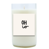 State Typography Hand Poured Soy Candle | Furbish & Fire Candle Co.
