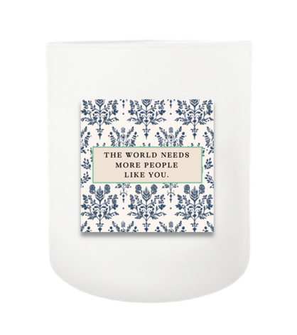 The World Needs Hand Poured Soy Candle | Furbish & Fire Candle Co.