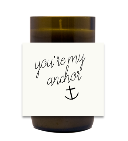You're My Anchor Wine Hand Poured Soy Candle | Furbish & Fire Candle Co.
