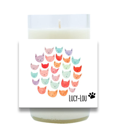 Colorful Cats Hand Poured Soy Candle | Furbish & Fire Candle Co.