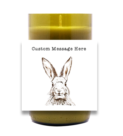 Easter Bunny Hand Poured Soy Candle | Furbish & Fire Candle Co.