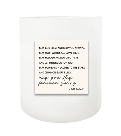 Forever Young Hand Poured Soy Candle | Furbish & Fire Candle Co.