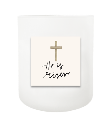 He is Risen Hand Poured Soy Candle | Furbish & Fire Candle Co.