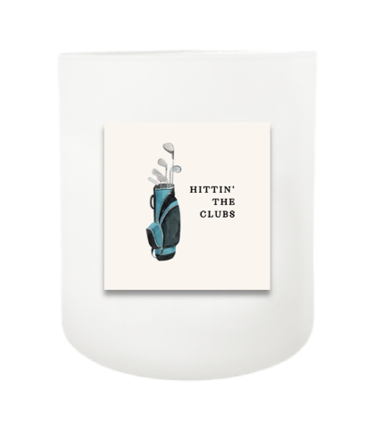 Hittin the Clubs Hand Poured Soy Candle | Furbish & Fire Candle Co.