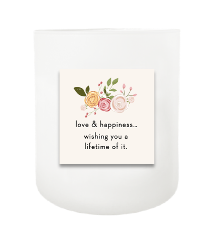 Love & Happiness Hand Poured Soy Candle | Furbish & Fire Candle Co.
