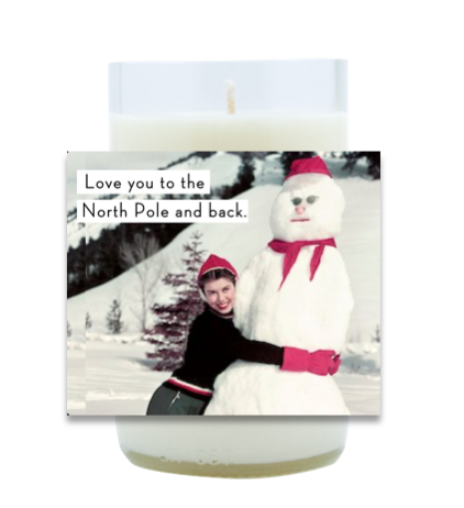 North Pole and Back Hand Poured Soy Candle | Furbish & Fire Candle Co.