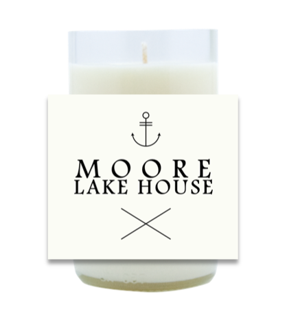 Personalized Lake House Hand Poured Soy Candle | Furbish & Fire Candle Co.