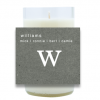 Prominent Monogram Hand Poured Soy Candle | Furbish & Fire Candle Co.