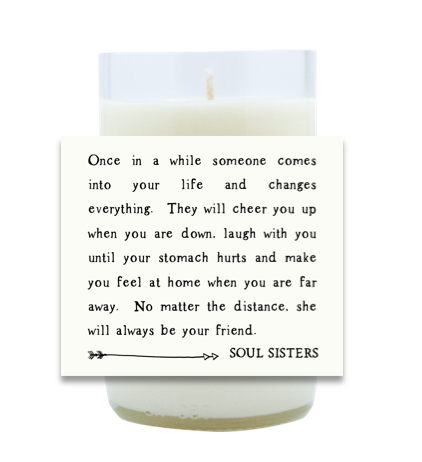 Soul Sisters Hand Poured Soy Candle | Furbish & Fire Candle Co.