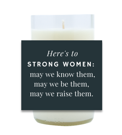 Strong Women Hand Poured Soy Candle | Furbish & Fire Candle Co.