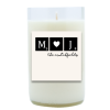 Letter Tiles Hand Poured Soy Candle | Furbish & Fire Candle Co.