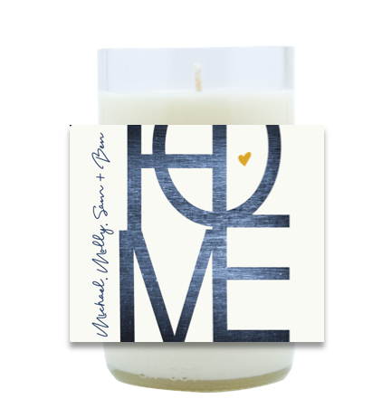 Navy Home Hand Poured Soy Candle | Furbish & Fire Candle Co.