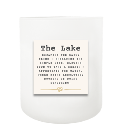 The Lake Hand Poured Soy Candle | Furbish & Fire Candle Co.