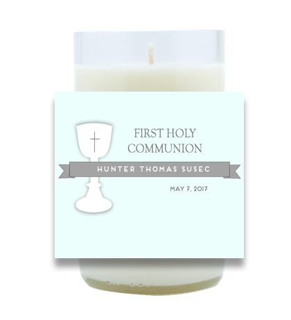Traditional Communion Hand Poured Soy Candle | Furbish & Fire Candle Co.