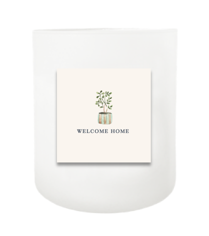 Welcome Plant Hand Poured Soy Candle | Furbish & Fire Candle Co.