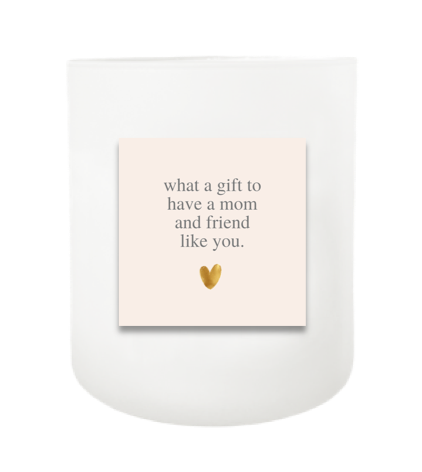 What a Gift Hand Poured Soy Candle | Furbish & Fire Candle Co.