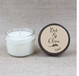 Natural Match Hand Poured Soy Candle | Furbish & Fire Candle Co.
