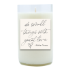 Do Small Things With Great Love Hand Poured Soy Candle | Furbish & Fire Candle Co.