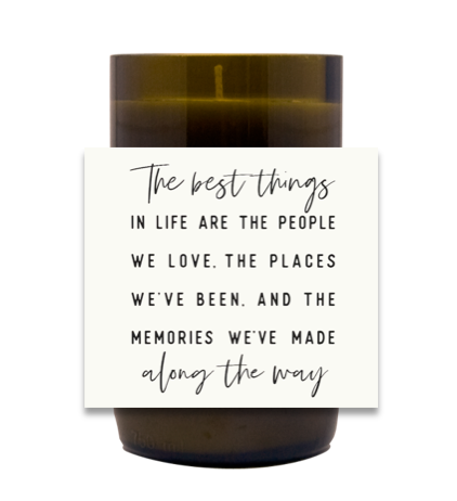 The Best Things In Life Hand Poured Soy Candle | Furbish & Fire Candle Co.