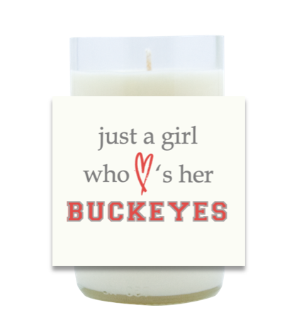 Loves Her Buckeyes Hand Poured Soy Candle | Furbish & Fire Candle Co.