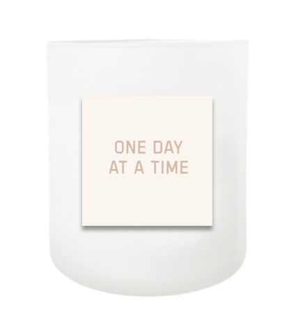One Day at a Time Hand Poured Soy Candle | Furbish & Fire Candle Co.