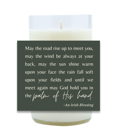 Irish Blessing Hand Poured Soy Candle | Furbish & Fire Candle Co.