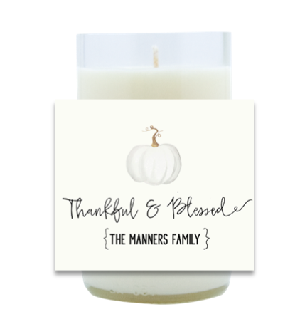 Autumn Thankful and Blessed Hand Poured Soy Candle | Furbish & Fire Candle Co.