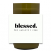 Thankful, Grateful, Blessed Hand Poured Soy Candle | Furbish & Fire Candle Co.