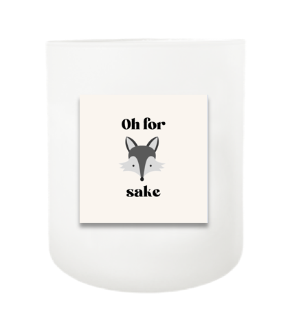 Oh For Fox Sake Hand Poured Soy Candle | Furbish & Fire Candle Co.