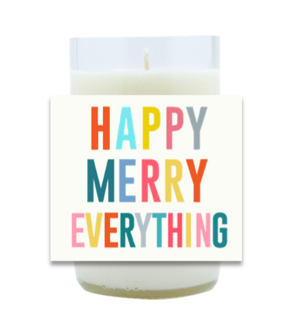 Happy Merry Everything Hand Poured Soy Candle | Furbish & Fire Candle Co.