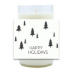 Modern Christmas Hand Poured Soy Candle | Furbish & Fire Candle Co.