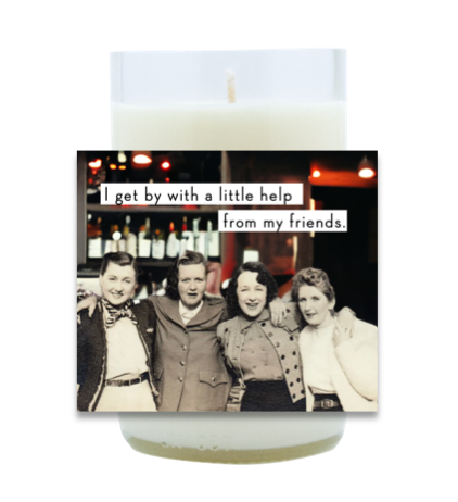 A Little Help From My Friends Hand Poured Soy Candle | Furbish & Fire Candle Co.