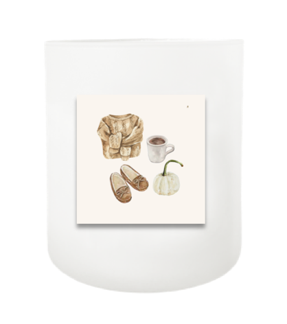 Autumn Cozy Hand Poured Soy Candle | Furbish & Fire Candle Co.