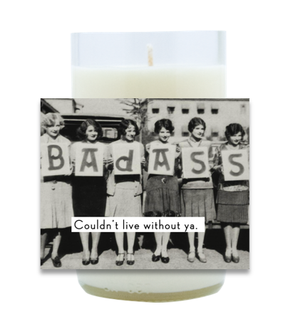 Bad Ass Hand Poured Soy Candle | Furbish & Fire Candle Co.