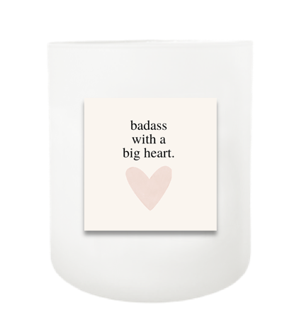 Badass Hand Poured Soy Candle | Furbish & Fire Candle Co.