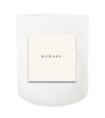Badass Hand Poured Soy Candle | Furbish & Fire Candle Co.