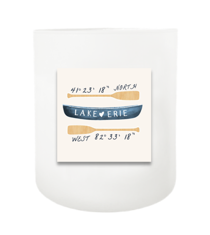 Canoe Coordinates Hand Poured Soy Candle | Furbish & Fire Candle Co.