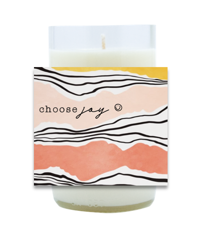 Choose Joy Hand Poured Soy Candle | Furbish & Fire Candle Co.