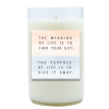Find Your Gift Hand Poured Soy Candle | Furbish & Fire Candle Co.