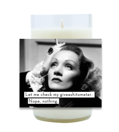 Giveashitometer Hand Poured Soy Candle | Furbish & Fire Candle Co.