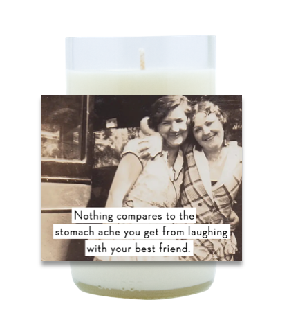 Laughing With Your Best Friend Hand Poured Soy Candle | Furbish & Fire Candle Co.
