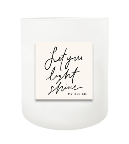 Let Your Light Shine Hand Poured Soy Candle | Furbish & Fire Candle Co.