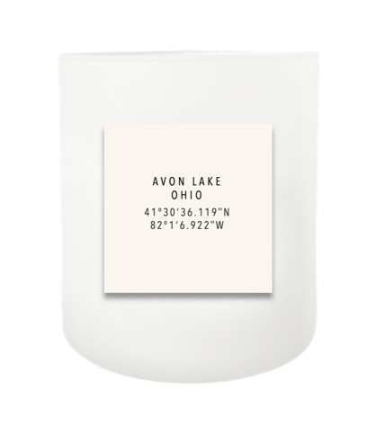 Longitude + Latitude Hand Poured Soy Candle | Furbish & Fire Candle Co.